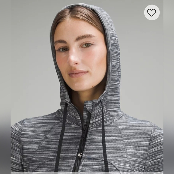 Lululemon Athletica Charcoal Striped Hoodie - Picture 5 of 13